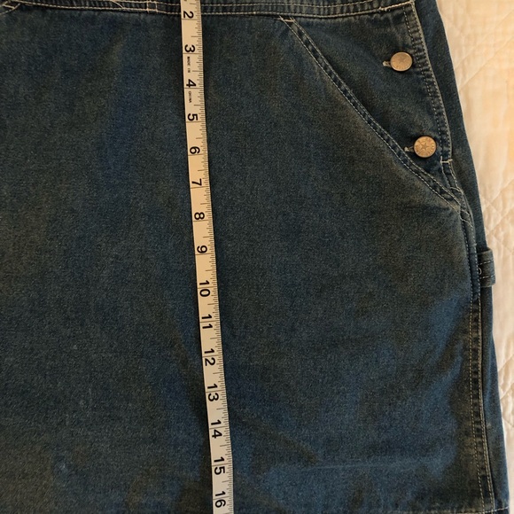 EUC Vintage Carter's “Watch the Wear” Classic Denim Overall Dress / Jumper - Picture 13 of 15
